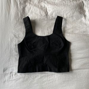 Madewell Crop Fitted Structured Tank